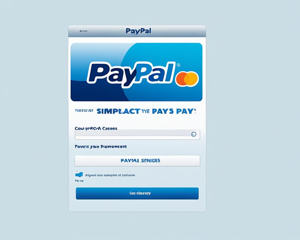 PayPal payment button